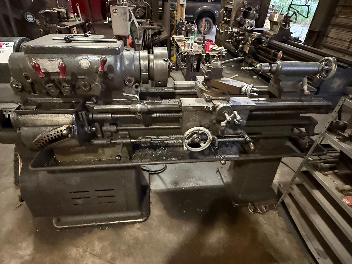 Used THE HENDEY MACHINE 48”x12” TABLE HORIZONTAL LATHE W/ SOME TOOLING