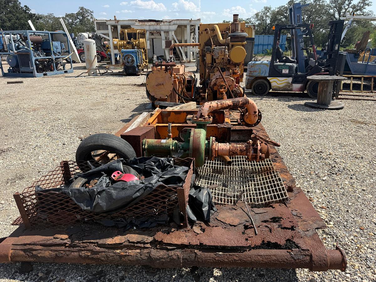 Used CATERPILLAR C15 POWER UNIT W/ FULLER T905 TRANS, SKIDDED