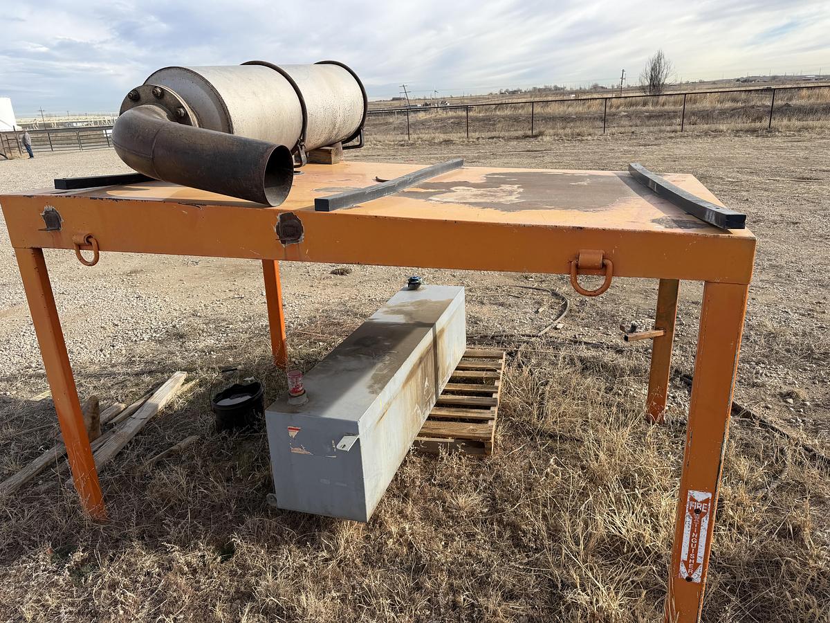 Used TAYLOR DD260HD 5-AXLE WELL SERVICE RIG CHASSIS F/ PARTS ONLY