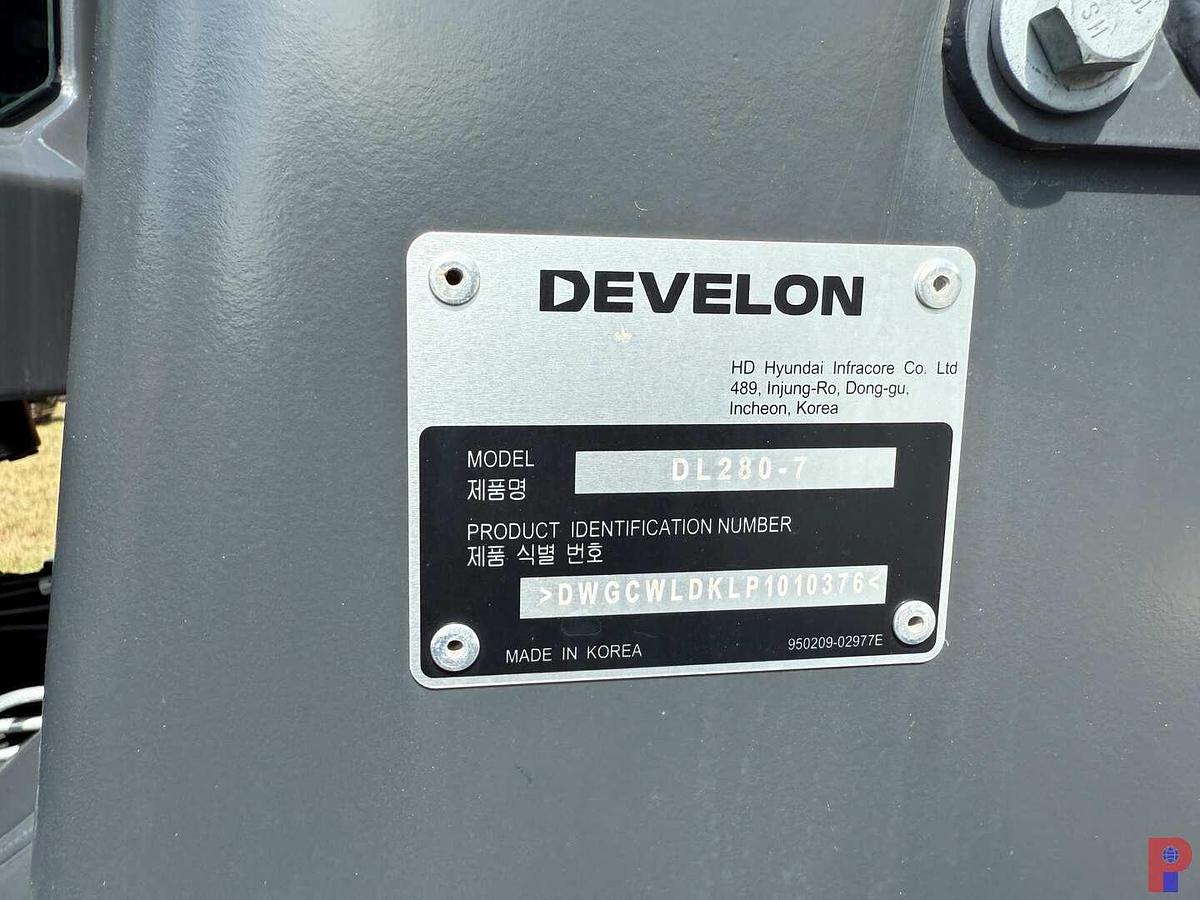 Used (NEW) 2024 DEVELON DL280-7 WHEEL LOADER **3 YEAR 5000 HOUR FULL WARRANTY**