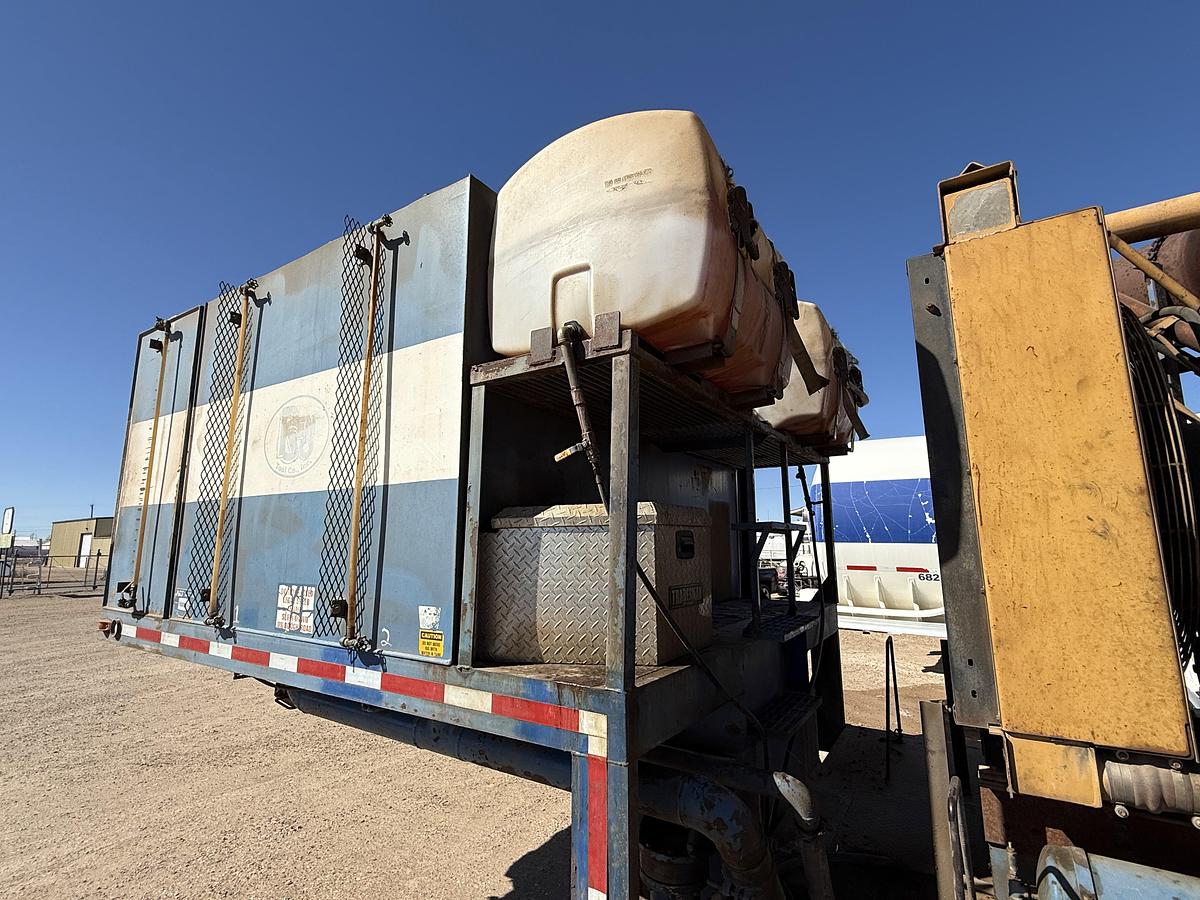 Used 2006 AIR FOAM UNIT P/B (3) CATERPILLAR ENGINES MTD ON PRECISION PUMP & COMPRESSOR T/A DROP DECK TRAILER