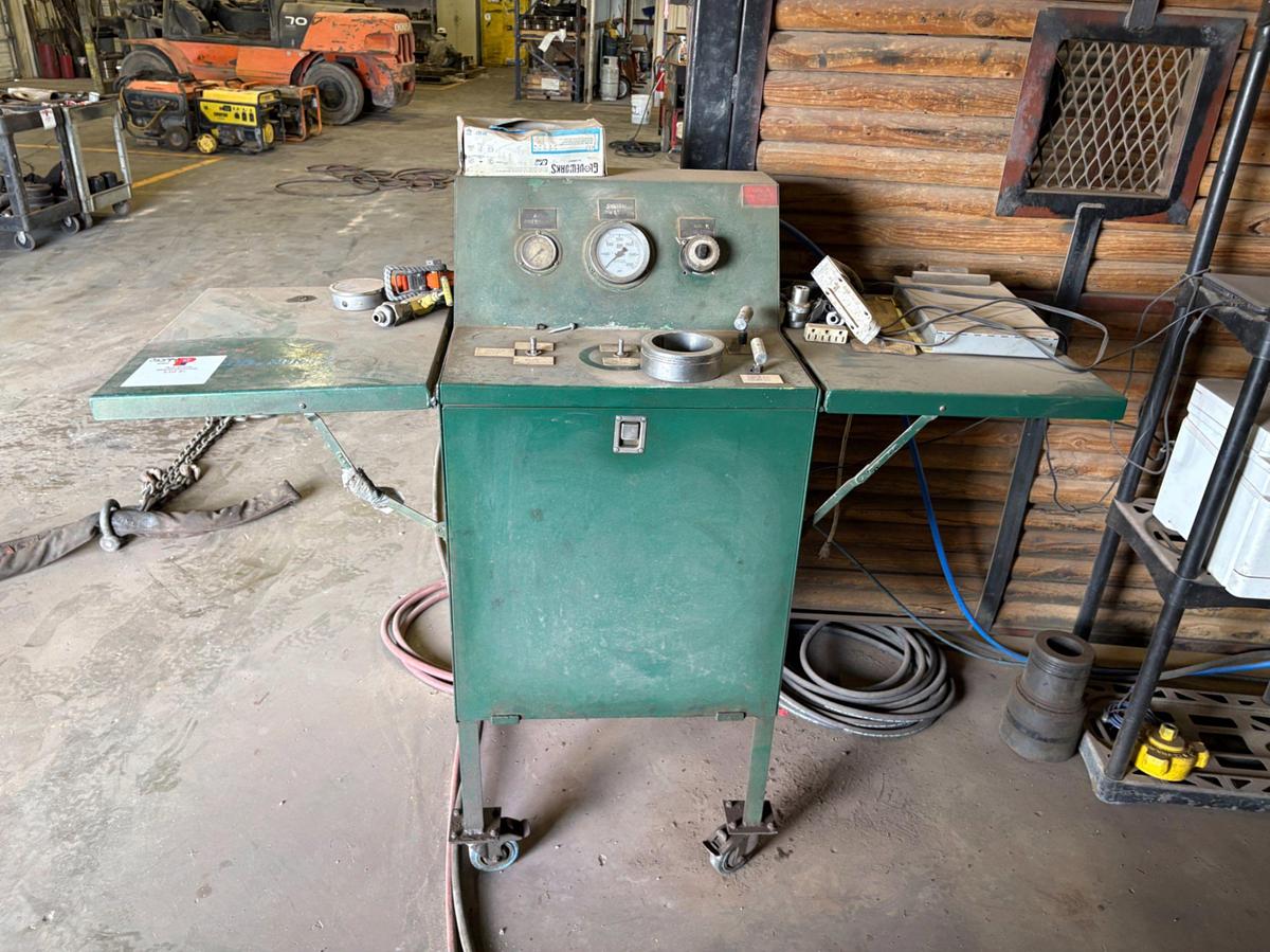 Used 15’ x 12’ x 6.5’ pressure test booth w/ tools