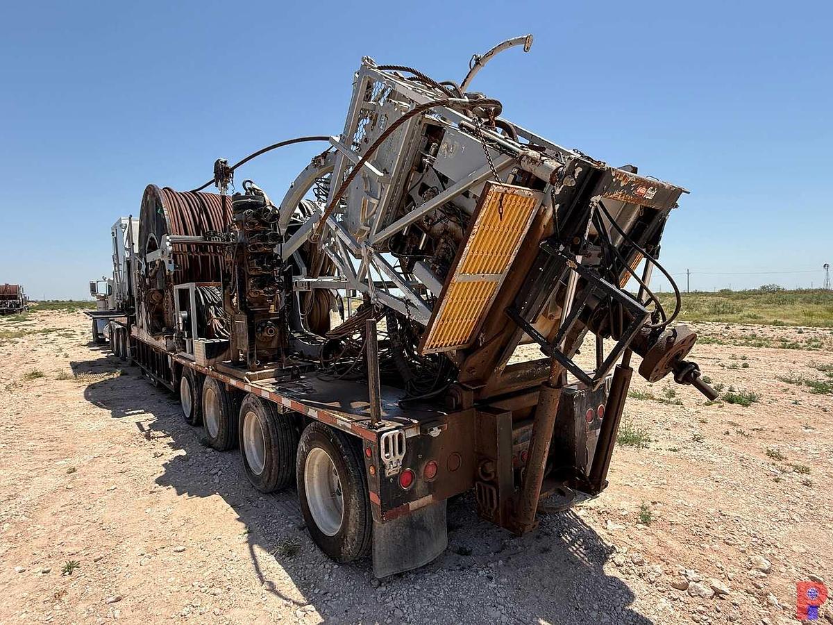 Used 2012 TOTAL EQUIPMENT AND SERVICE HYDRA RIG 580 15K 2” 4-AXLE COIL TUBING TRAILER