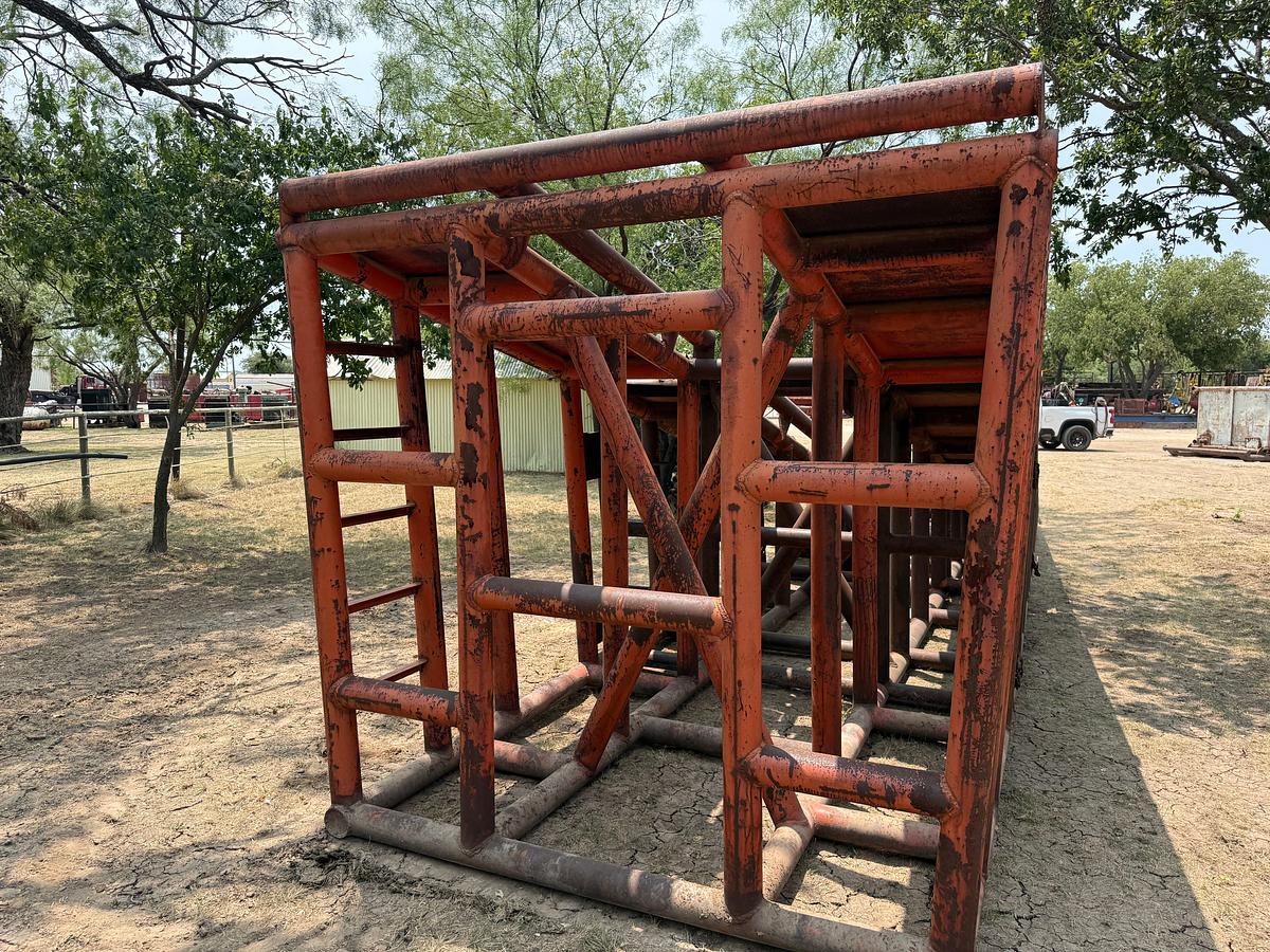 Used 35’L x 8.3”W. 8.5’H 3-PIECE HEAVY DUTY RIG RAMP