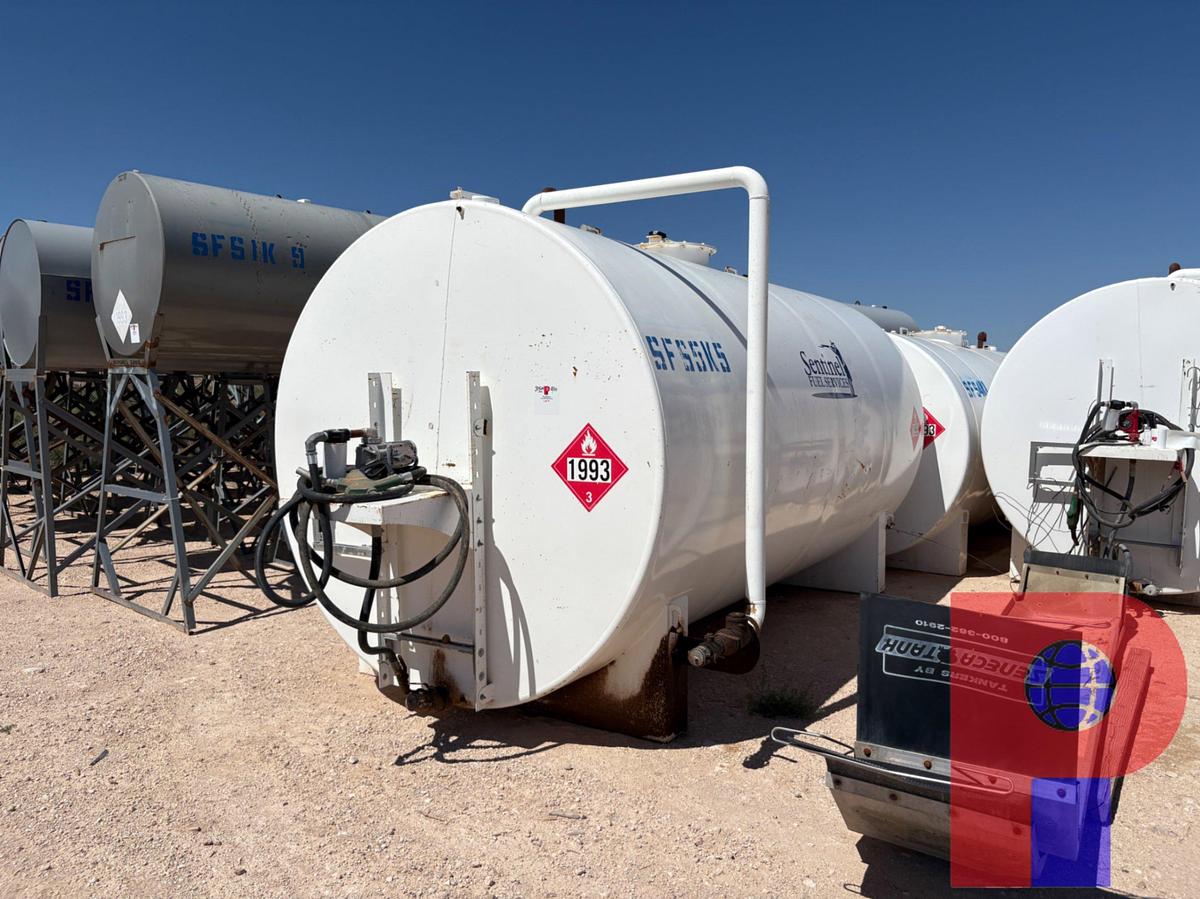 Used SENTINEL 15’ X 8’ 5,000 GALLON FUEL TANK