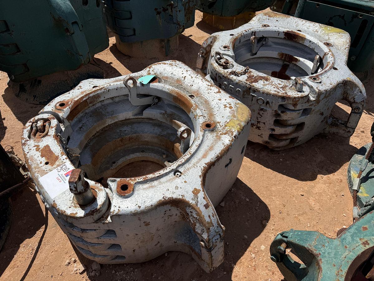 Used LOT W/ (2) BJ 350-TON SLIP TYPE SPIDER CASING ELEVATORS