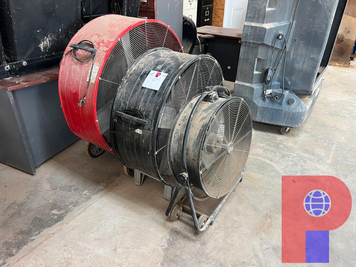 Used (3) SHOP FANS