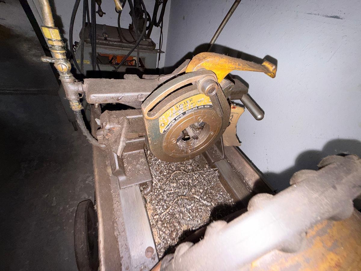 Used OSTER NO. 655 2” PIPE CONDUIT & BOLT MACHINE