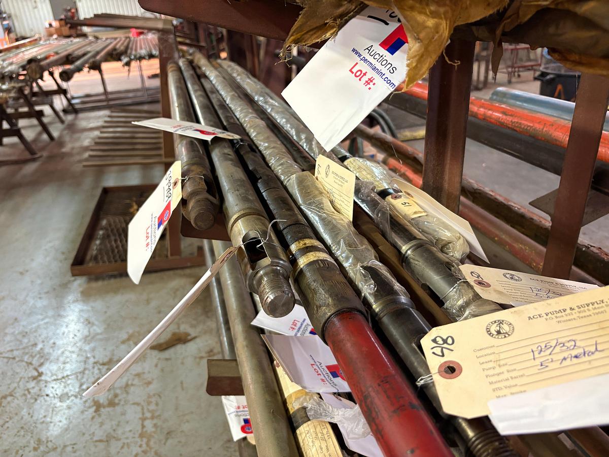 Used 1-25/32” x 3’ MTL CS STAND VALVE PLUNGER