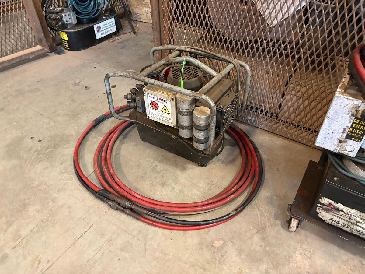Used Hytorc 10k psi hydraulic power pack