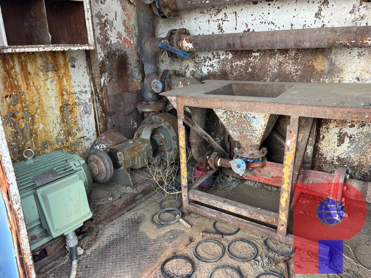 Used 60X11X9.5H (4) COMP MUD SHAKER TANK