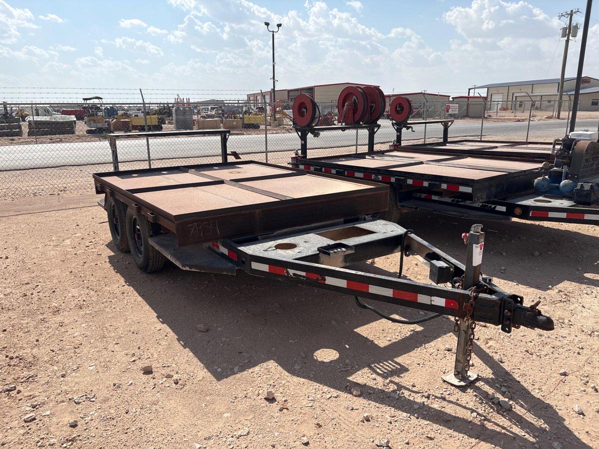 Used 2018 SAGE OIL VAC 12’ X 89” T/A BUMPER PULL TOTE TRANSPORT TRAILER