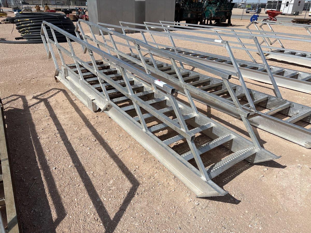 Used 17’ extendable aluminum rig ladder