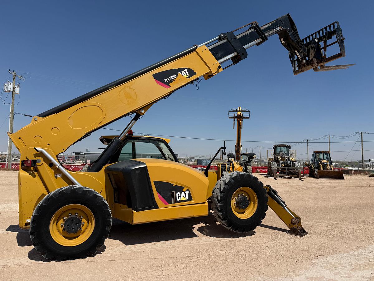 Used 2017 CAT TL1255D 12,000lbs TELEHANDLER