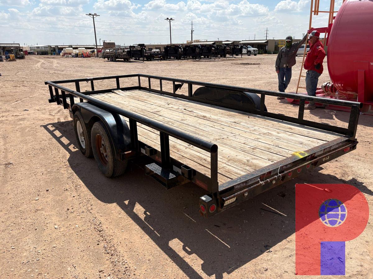 Used 2017 BIG TEX 18’ X 7’ T/A BUMPER PULL UTILITY TRAILER