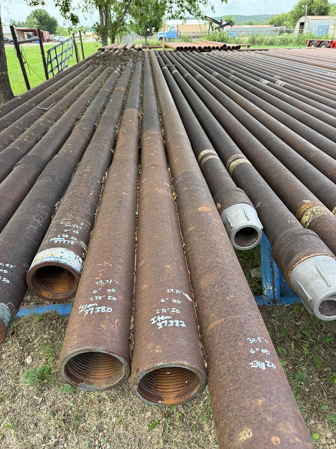Used 6”OD x 2-1/2”ID x 29.81’L 4-1/2”XH SGL RECESSED SLICK DRILL COLLAR