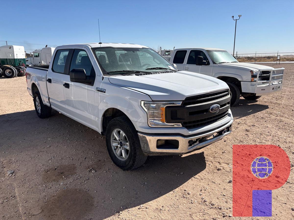 Used 2018 FORD F-150 CREW CAB PICKUP TRUCK, 4X4