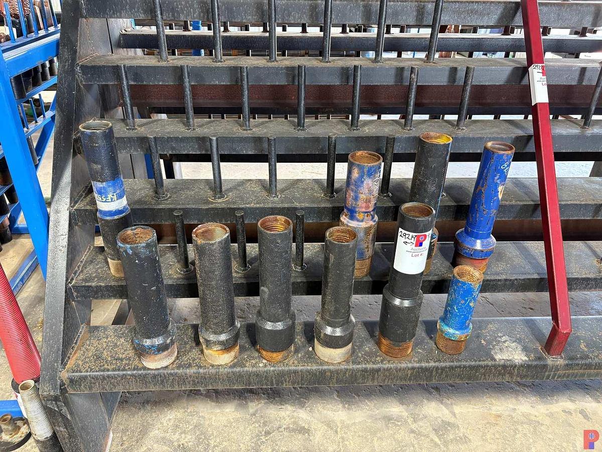 Used (10) OVERSHOT TOP SUBS, 3-7/8”OD - 4-9/16”OD