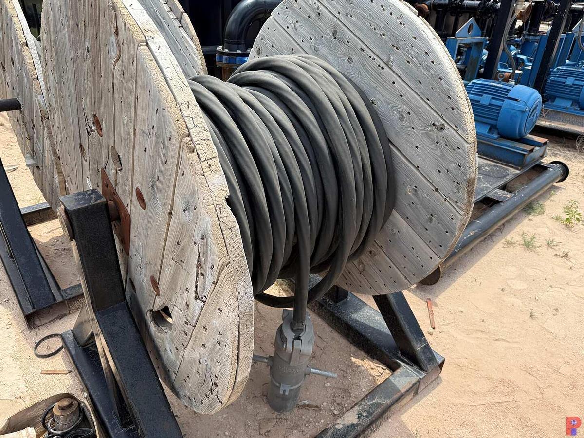 Used 35’L X 10’W X 6.5’H 4-COMPARTMENT 260 BBL MIXING TANK P/B (3) 75 HP ELECTRIC MOTORS