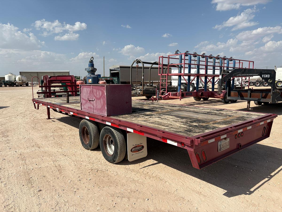 Used 2012 PARKER TRAILERS 26’ X 102” T/A GOOSENECK TOOL TRAILER