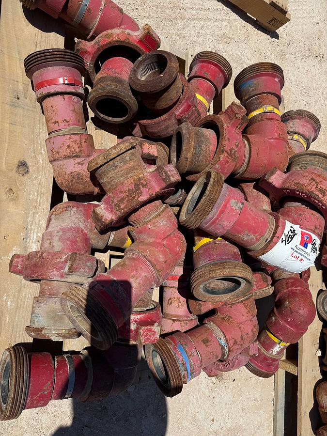 Used PALLET W/ (15) 3” FIG 1002 10K WP ELBOWS