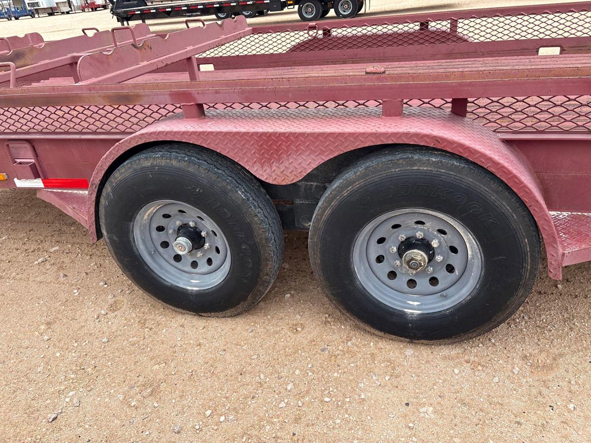 Used SHOPBUILT 28’ x 7.5’ t/a gooseneck tool transport trailer