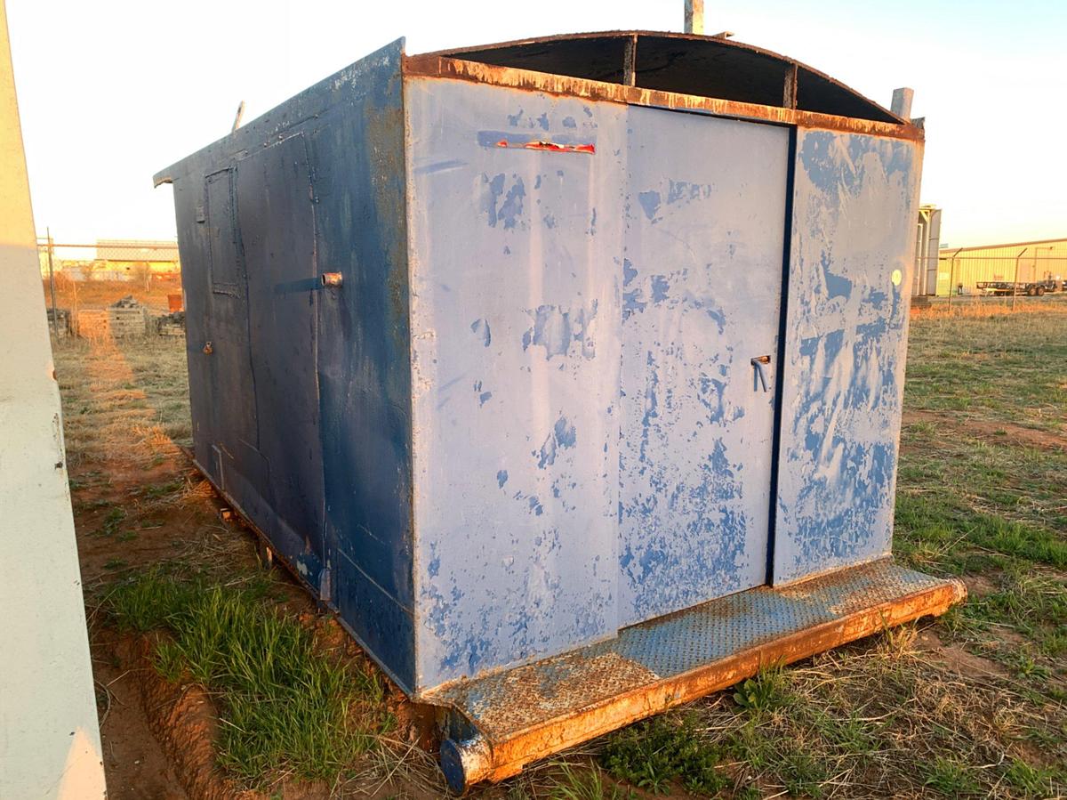 Used 176” L x 96” W x 90” T Skidded Doghouse