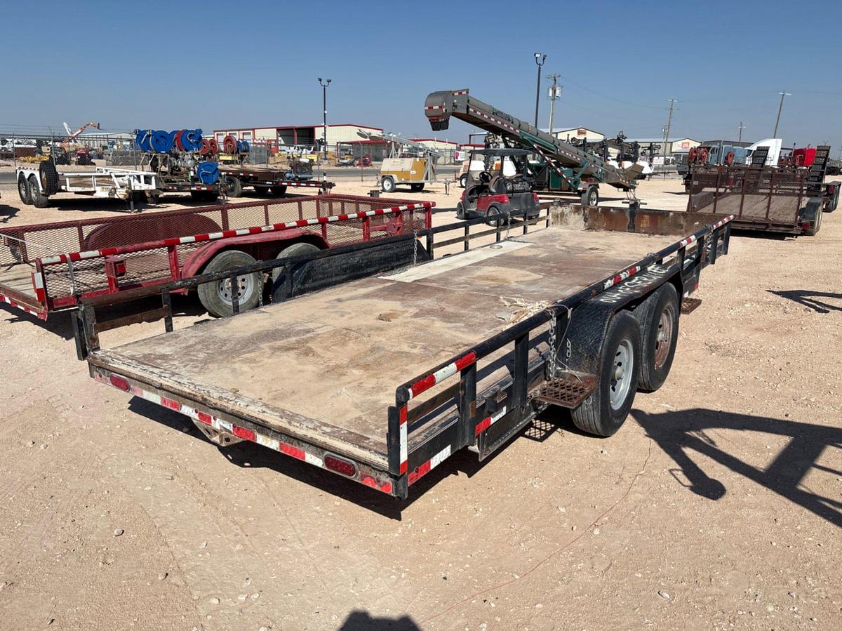 Used 20’ x 7’ t/a bumper pull utility trailer