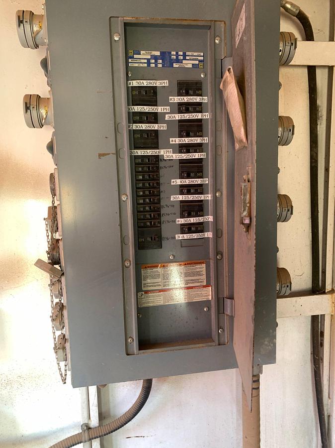 Used 22’L x 8’W x 9’T  Skidded Generator House