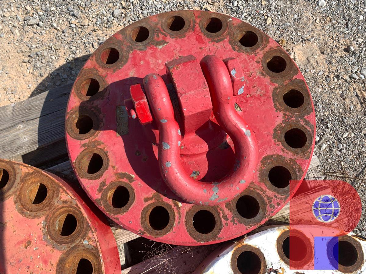 Used (3) 15K 19” OD FLANGE CAPS