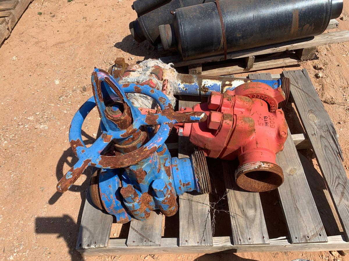 Used (3) 5” x 4” 5k psi Gate Valves