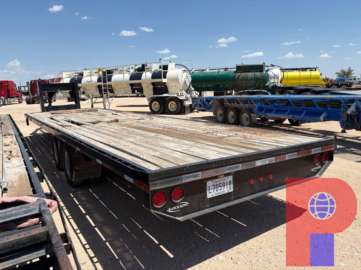 Used 2014 AMERITRAIL 32’ X 102” FLATBED GOOSENECK TRAILER