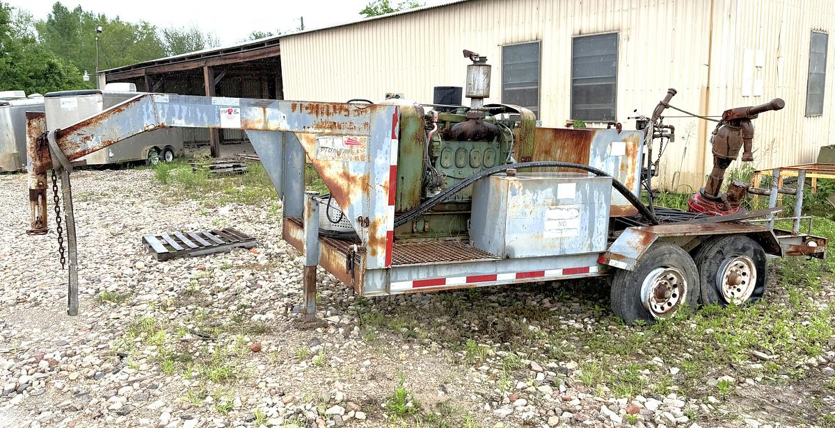 Used KING 53GA POWER SWIVEL MTD ON T/A GOOSENECK.TRAILER
