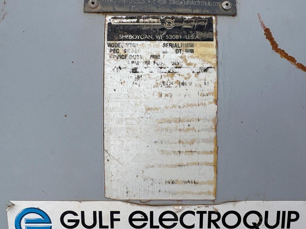 Used DETROIT DIESEL 750DSEB GENERATOR