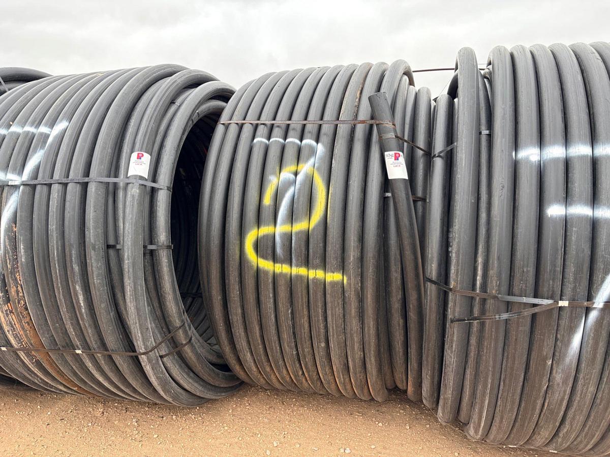 Used APPROX. 1000’ ROLL OF 3” IPS DR 7 POLY PIPE