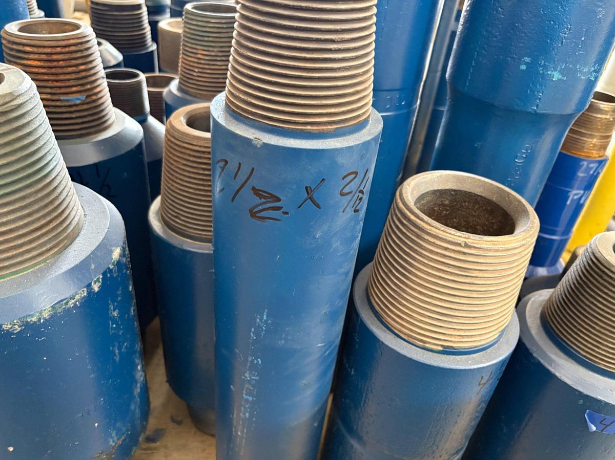 Used (35) assorted x-over subs