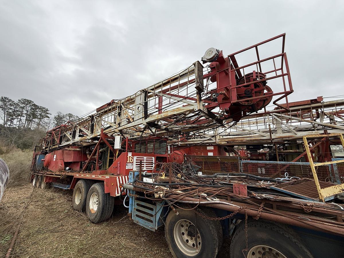 Used 1979 COOPER LTO 350 DD 97’-200K LBS 5-AXLE WELL SERVICE WORKOVER RIG