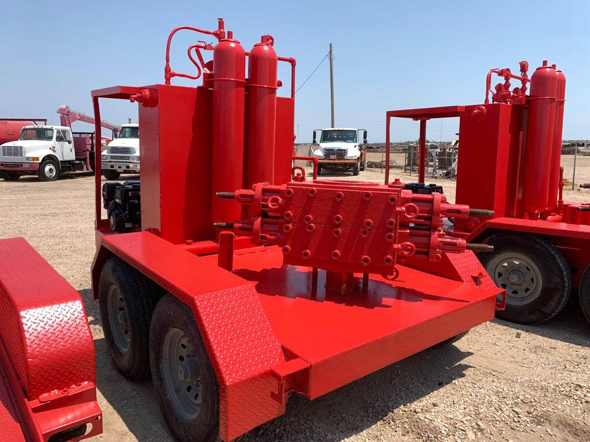 Used 2 Station 2 Bottle Closing Unit Trailer w/ Hydraulic BOP