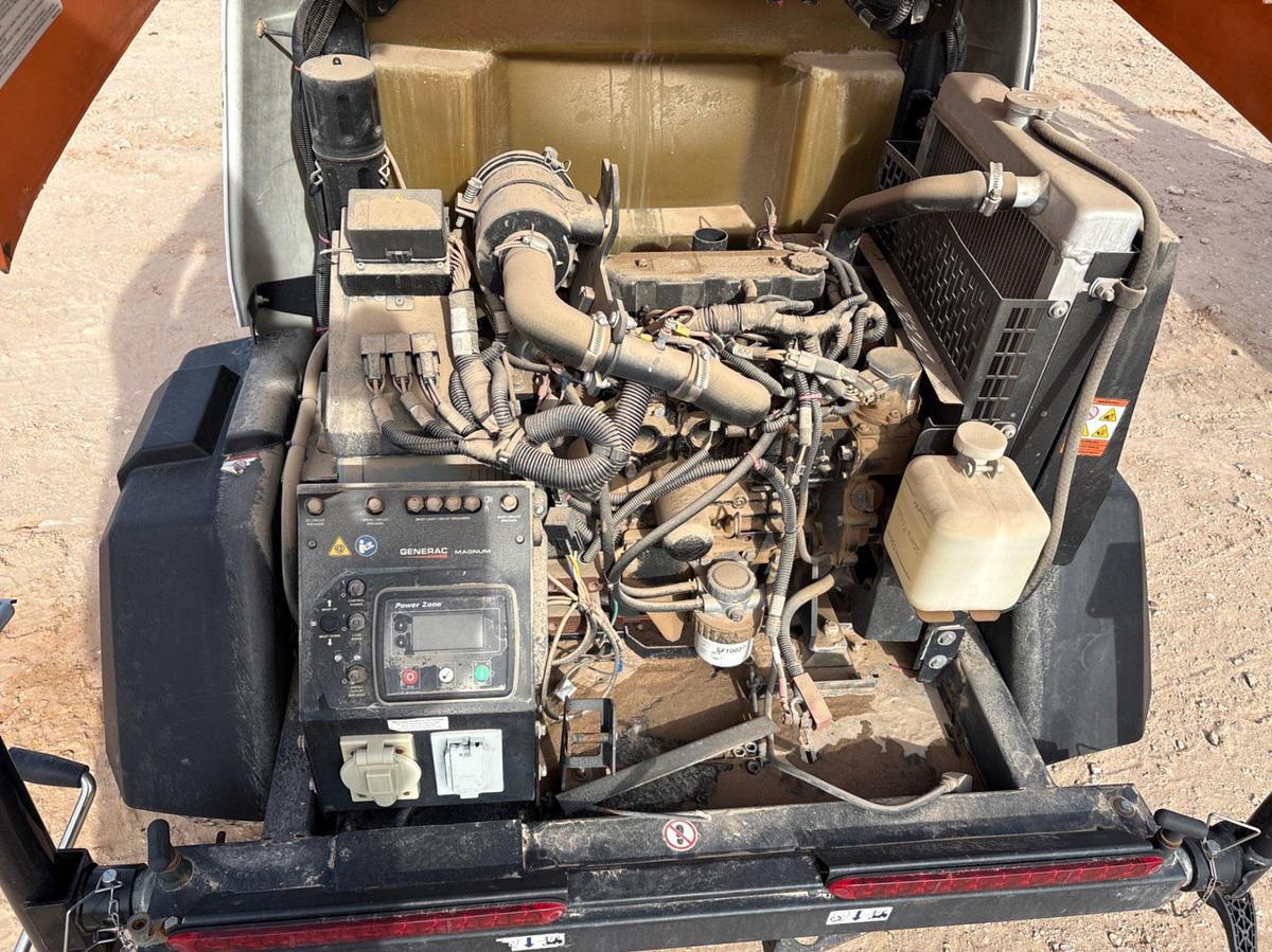 Used 2018 GENERAC  MLT6SMD 6KW S/A BUMPER PULL LED LIGHT TOWER