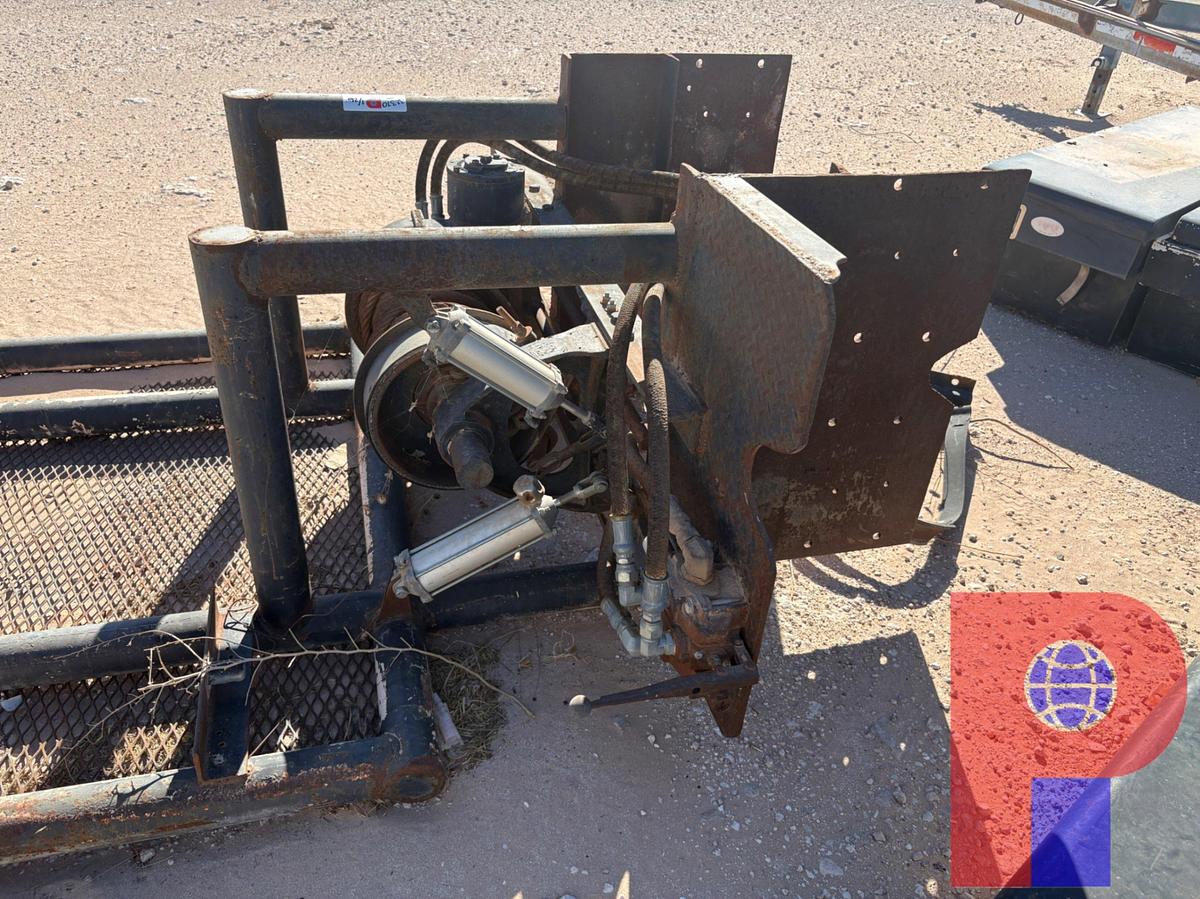Used TULSA MECHANICAL WINCH W/ 3/4” CABLE, HEADACHE RACK, & HYDRAULIC WINCH CONTROLS
