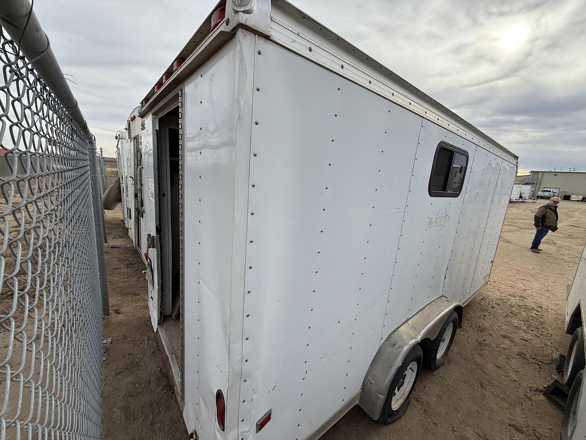 Used 2007 CLASSIC MFG. TRAILERS 16’ T/A BUMPER PULL DOGHOUSE TRAILER