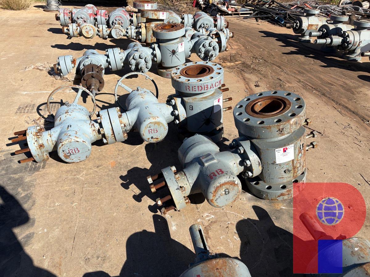 Used (2) 7-1/16” FLUID CROSSES W/ (3) 4-1/16” 10K GATE VALVES