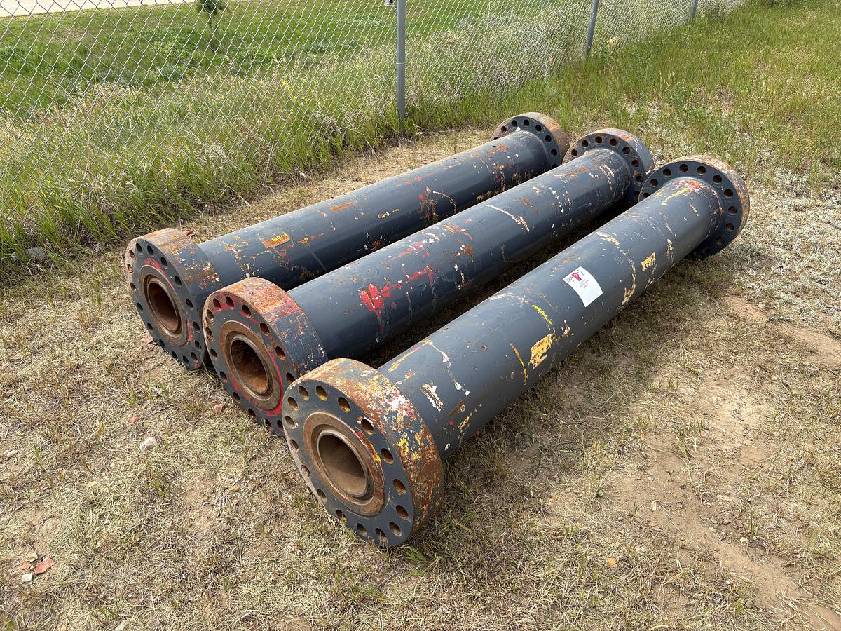 Used (3) 7-1/16” x 96” 15k spacer spools