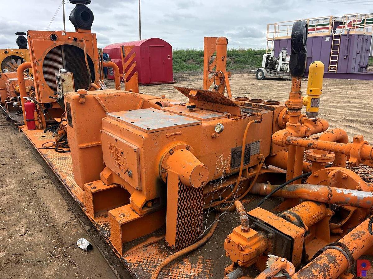 Used NATIONAL JWS-340 TRIPLEX MUD PUMP W/O POWER