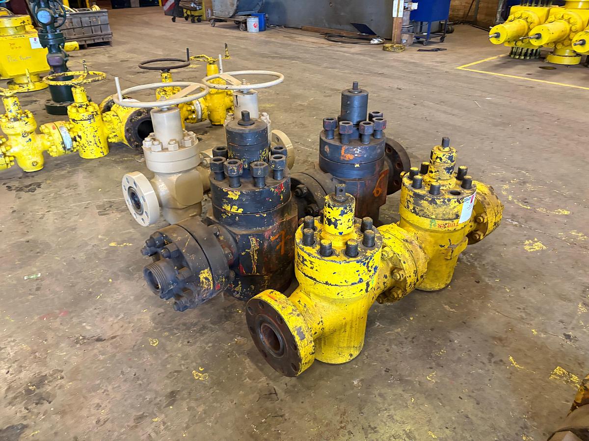 Used (4) 4-1/16” 5k & (2) 4-1/16” 15k gate valves