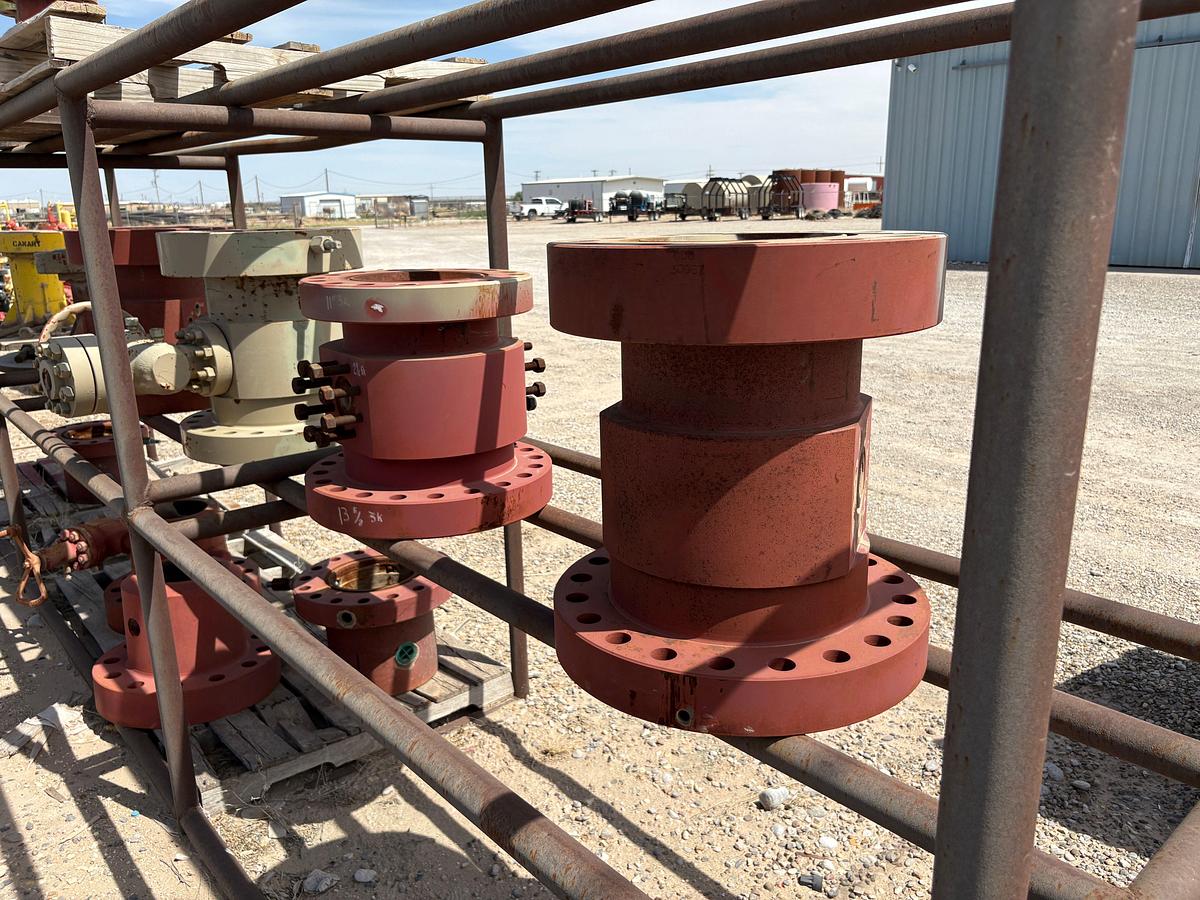 Used (2x$) (2) 11” 5k x 13-5/8” 3K casing spools w/ 2-1/16” 5k outlets
