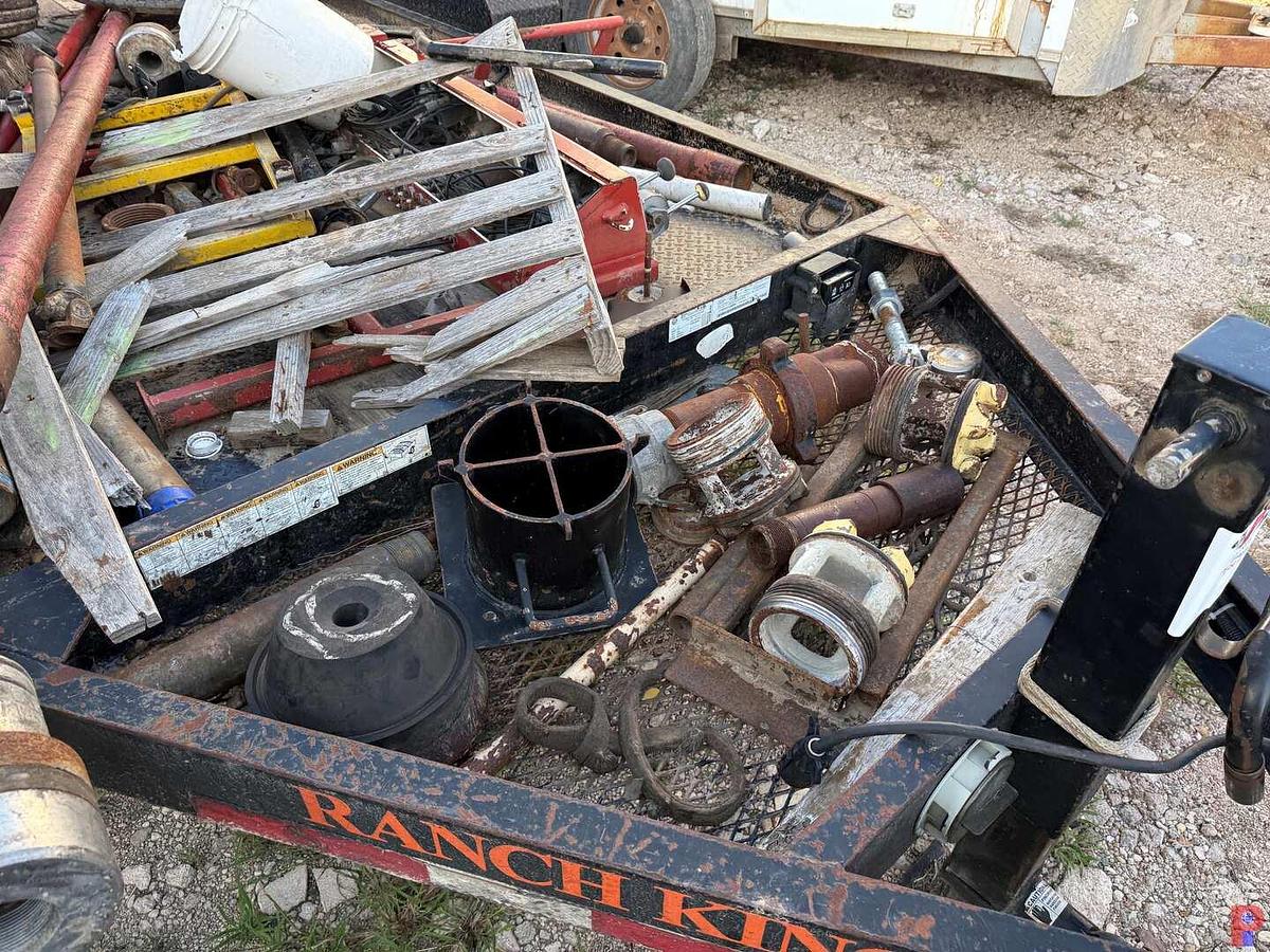 Used 2018 AMERITRAIL 14’ T/A STEEL BED BUMPER PULL TRAILER