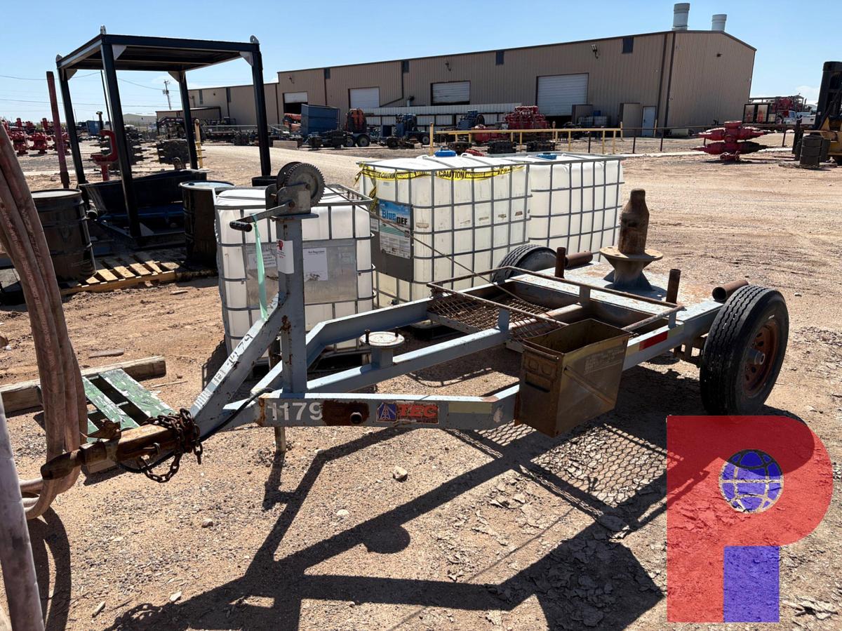 Used SHOPBUILT 10’ X 4’ S/A BUMPER PULL BOP TRAILER