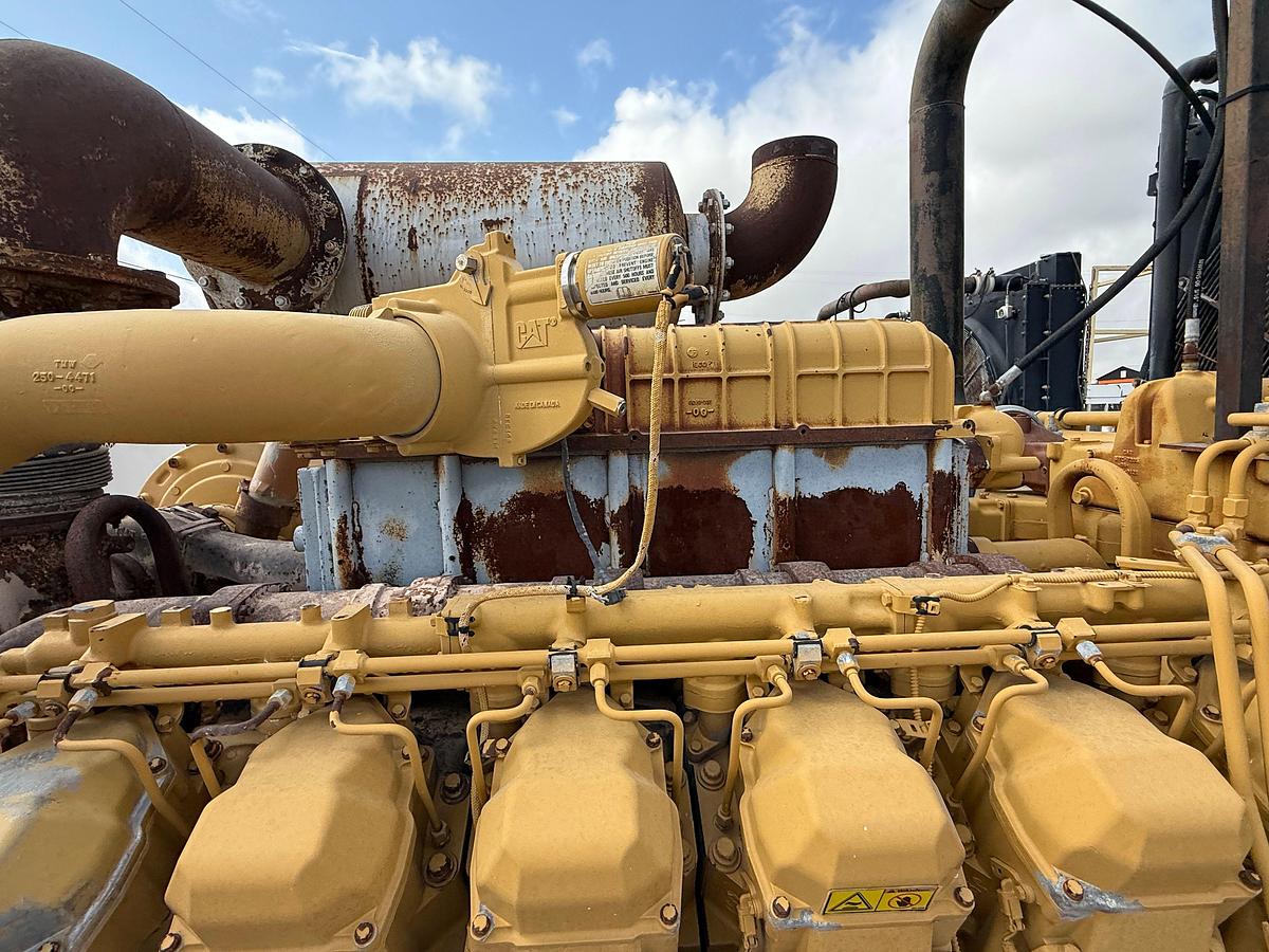 Used 2011 GARDNER DENVER PZ11 TRIPLEX DRILLING MUD PUMP P/B CATERPILLAR 3512, SKIDDED