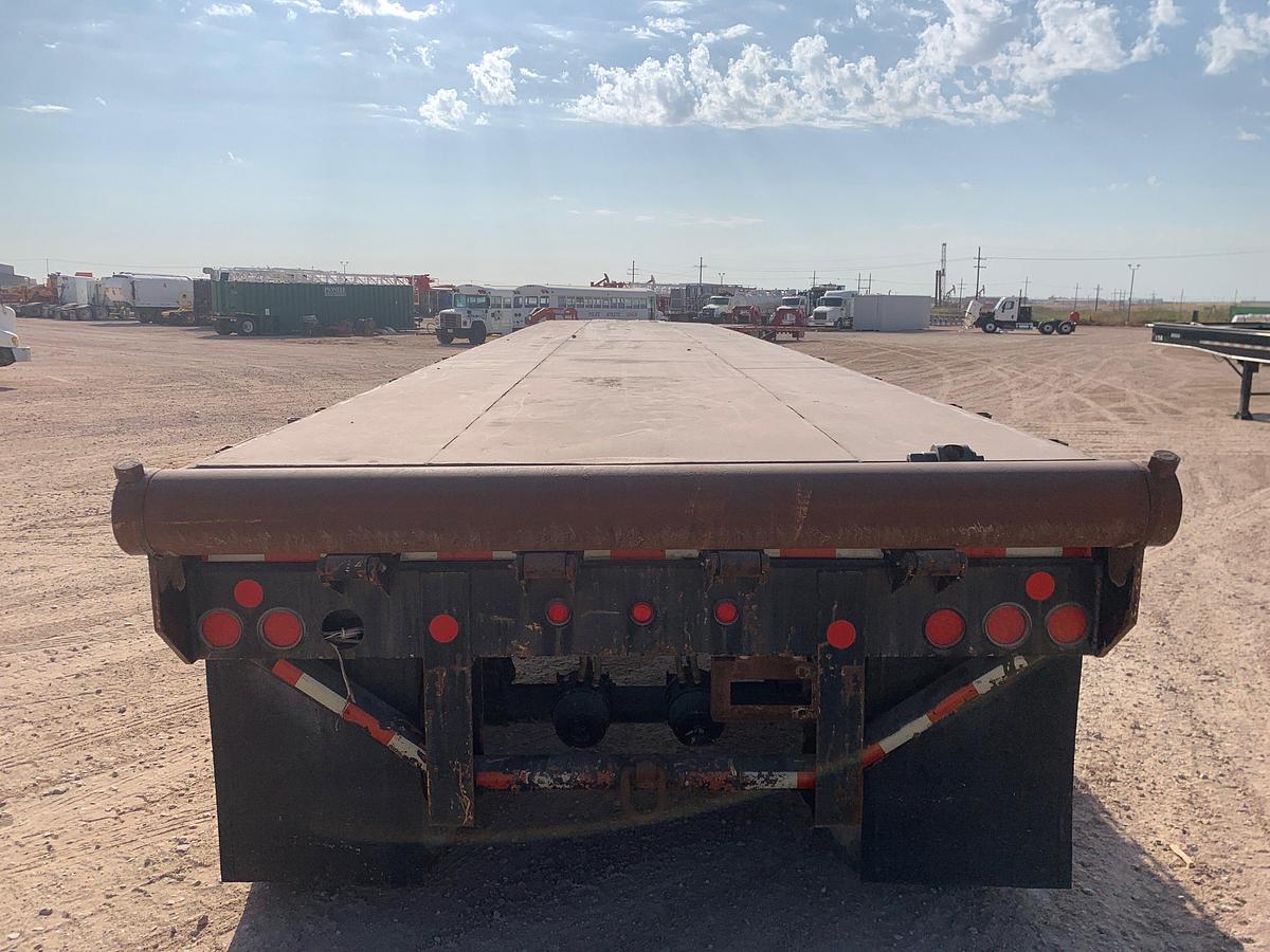 Used Dynaweld 46’ x 102” t/a flatbed trailer